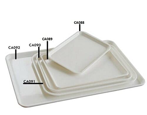 10 x Food Display Tray White ABS Food Grade Countertop Tray Drinks Catering Café - Premium Home from Chabrias Ltd - Just £19.99! Shop now at Chabrias Ltd