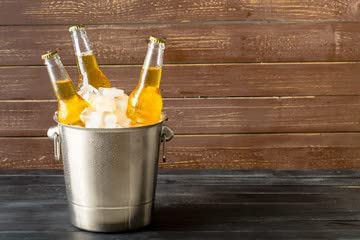 Champagne Wine Ice Bucket 5 Litre in High Polished Stainless Steel Made in England by Chabrias LTD - Premium Kitchen from Chabrias Ltd - Just £8.95! Shop now at Chabrias Ltd