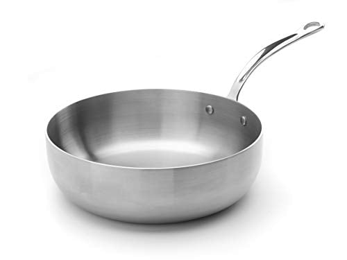 Samuel Groves - Stainless Steel Tri-Ply Chefs Pan, Suitable for All Hobs - Made in England - Premium Kitchen from Samuel Groves - Just £107.50! Shop now at Chabrias Ltd