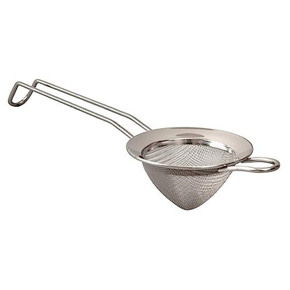 Chabrias Fine Mesh Cocktail Strainer Small Sieve- Stainless Steel - 23 x 7.8 x 4.6cm - Professional Bartending Tool - Premium Kitchen from Chabrias Ltd - Just £4.99! Shop now at Chabrias Ltd