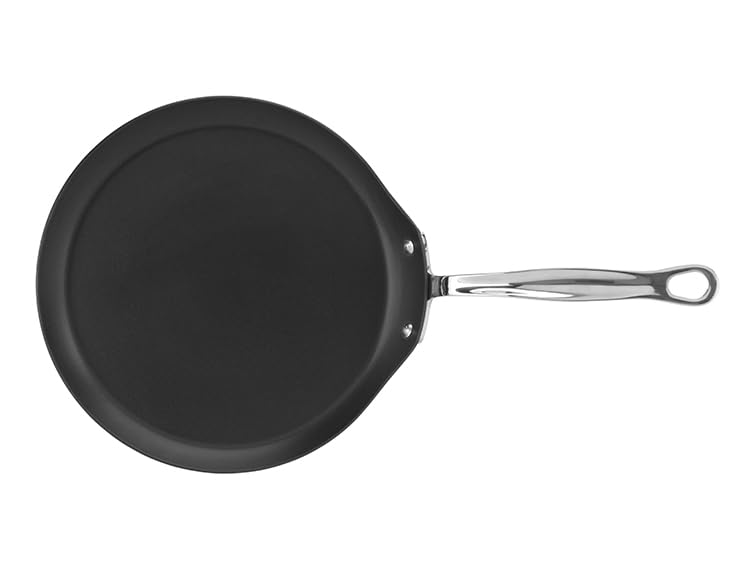 Samuel Groves - Classic Non Stick Stainless Steel Tri-Ply Crepe Frying Pan - Rapid Heat Distribution - Suitable for All Hobs, Including Induction Made in England - Premium Kitchen from Samuel Groves - Just £118.75! Shop now at Chabrias Ltd