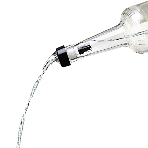 Bottle Pourers, Set of 6 25ml Quick Shot Spirit Measure Pourer Spouts Drinks Wine Cocktail Alcohol Automatic Dispenser Home Bar Tools Made in England by Chabrias Ltd - Premium Kitchen from Chabrias Ltd - Just £12.99! Shop now at Chabrias Ltd