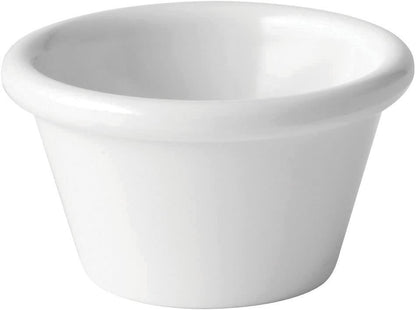 Chabrias Pack of 12 Plain Traditional Melamine Ramekins Condiment Pots, Sauce Ramekins, Dip Bowls, Tough Plastic Sauce Pots, Made in England - Premium Kitchen from Chabrias Ltd - Just £11.99! Shop now at Chabrias Ltd