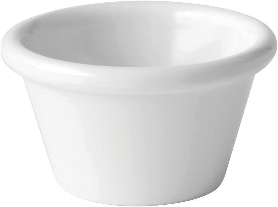 Chabrias Pack of 24 Plain Traditional Melamine Ramekins Condiment Pots, Sauce Ramekins, Dip Bowls, Tough Plastic Sauce Pots, Made in England - Premium Kitchen from Chabrias Ltd - Just £16.99! Shop now at Chabrias Ltd