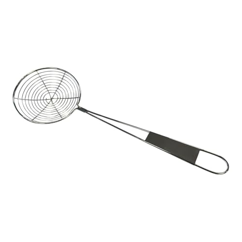 Chabrias Ltd Stainless Steel Strainer Fat Skimmer Ladle with Ergonomic Handle Wire Skimmer Spoon with Spider Mesh Filter for Frying, Straining, and Skimming – Heavy Duty - Premium Kitchen from Chabrias Ltd - Just £6.99! Shop now at Chabrias Ltd