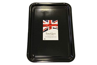 43cm Vitreous Enamel Extra Large Oven Baking Tray - Premium Home from Chabrias Ltd - Just £10.99! Shop now at Chabrias Ltd