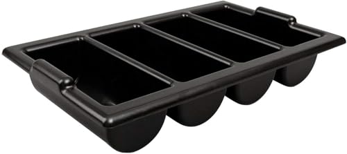 Chabrias Ltd Durable 4 Compartment GN 1/1 Cutlery Tray - Restaurant Grade, Easy-to-Clean Organizer,Efficient Kitchen Storage in Restaurants, Schools, and Commercial Use - Premium Home from Chabrias Ltd - Just £14.20! Shop now at Chabrias Ltd