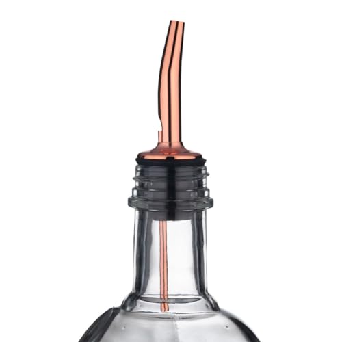 Chabrias Ltd Stainless Steel Fast Free Flow Liquor Spirits Pourer Speed Pourers Wine Bottle Spirits Pourers Tapered Spout for Olive Oil Coffee Syrup Vinegar Bottles