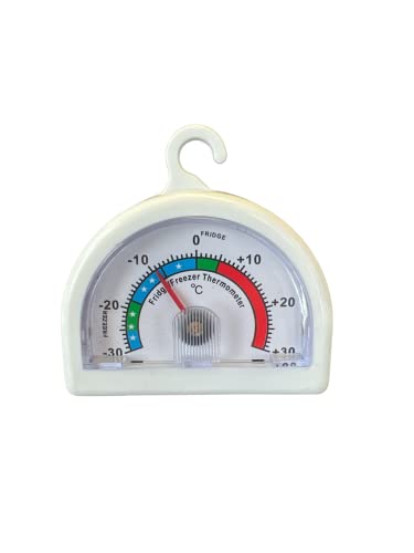 Fridge Or Freezer Thermometer Colour Coded Zones. Ideal For Home, Restaurants, Bars, Cafes - Premium BISS from Chabrias Ltd - Just £5.99! Shop now at Chabrias Ltd