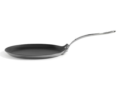 Samuel Groves - Classic Non Stick Stainless Steel Tri-Ply Crepe Frying Pan - Rapid Heat Distribution - Suitable for All Hobs, Including Induction Made in England - Premium Kitchen from Samuel Groves - Just £118.75! Shop now at Chabrias Ltd
