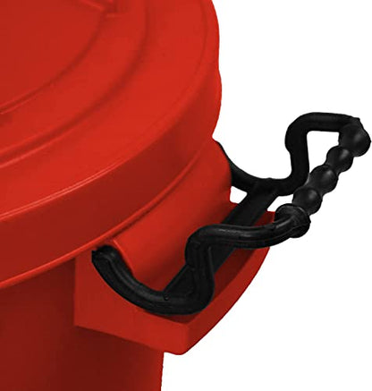 Chabrias Ltd 85 Litre Extra Large Heavy Duty Red Clip Bin Dustbin Recycling Bin Waste Bin - Premium Home from Chabrias Ltd - Just £39.99! Shop now at Chabrias Ltd