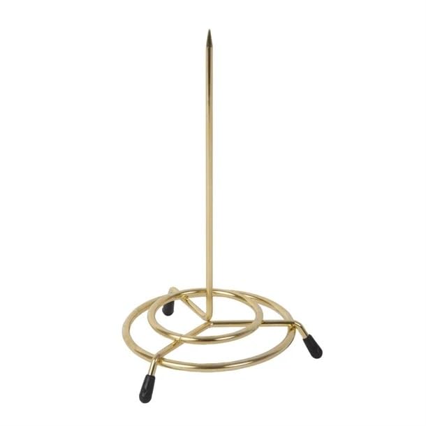 Chabrias Ltd Receipt Spike Metal Bill Holder 6" high - Professional Straight Rod Spike with Round Stand | Ideal for Restaurants Kitchens Offices Hotels | Durable and Stylish Document Organizer - Premium Home from Chabrias Ltd - Just £4.74! Shop now at Chabrias Ltd
