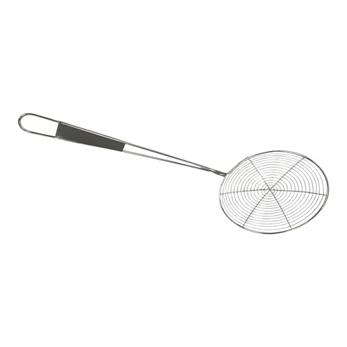 Chabrias Ltd Stainless Steel Strainer Fat Skimmer Ladle with Ergonomic Handle Wire Skimmer Spoon with Spider Mesh Filter for Frying, Straining, and Skimming – Heavy Duty - Premium Kitchen from Chabrias Ltd - Just £6.99! Shop now at Chabrias Ltd