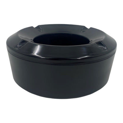 Windproof Ashtray Black Melamine 10cm , (12 pack) - Premium Kitchen from Chabrias Ltd - Just £44.99! Shop now at Chabrias Ltd