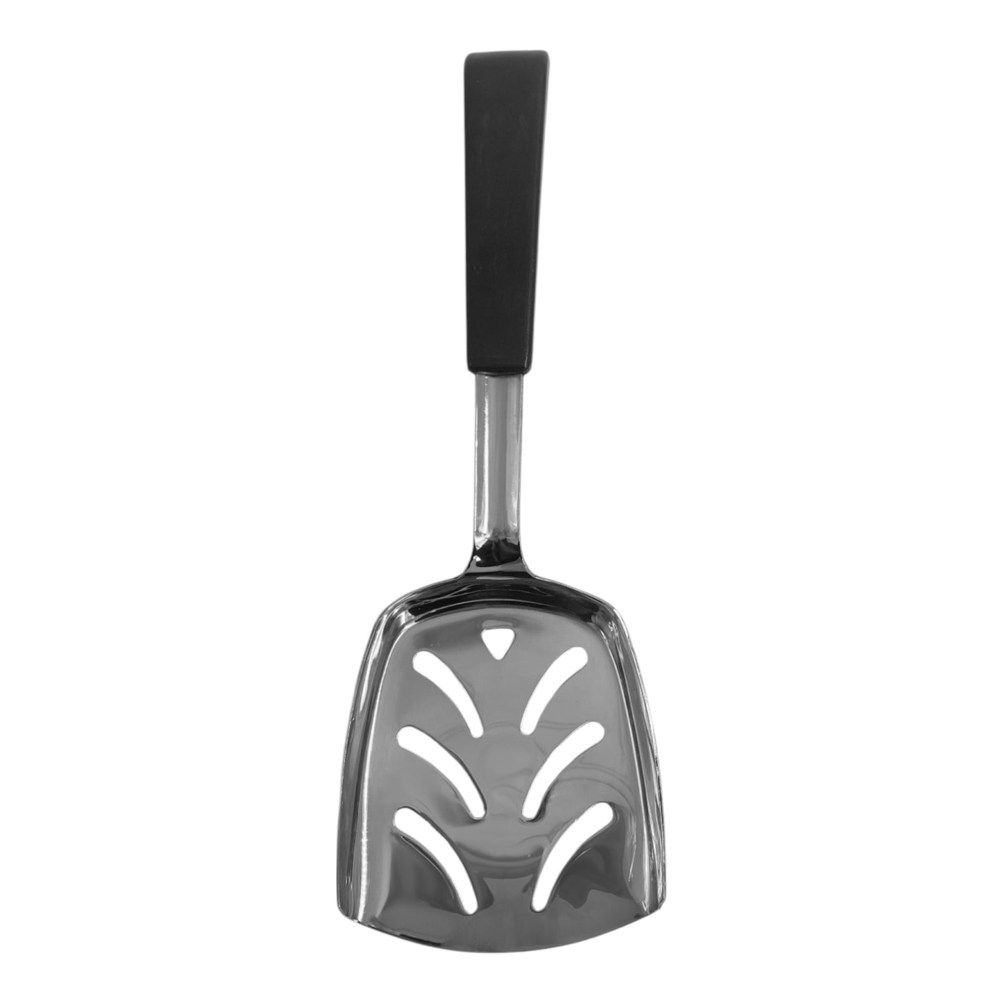 Le Buffet Slotted Chip Scoop – Stainless Steel with Heat-Resistant Handle (Black) - Premium Kitchen from Chabrias Ltd - Just £7.99! Shop now at Chabrias Ltd