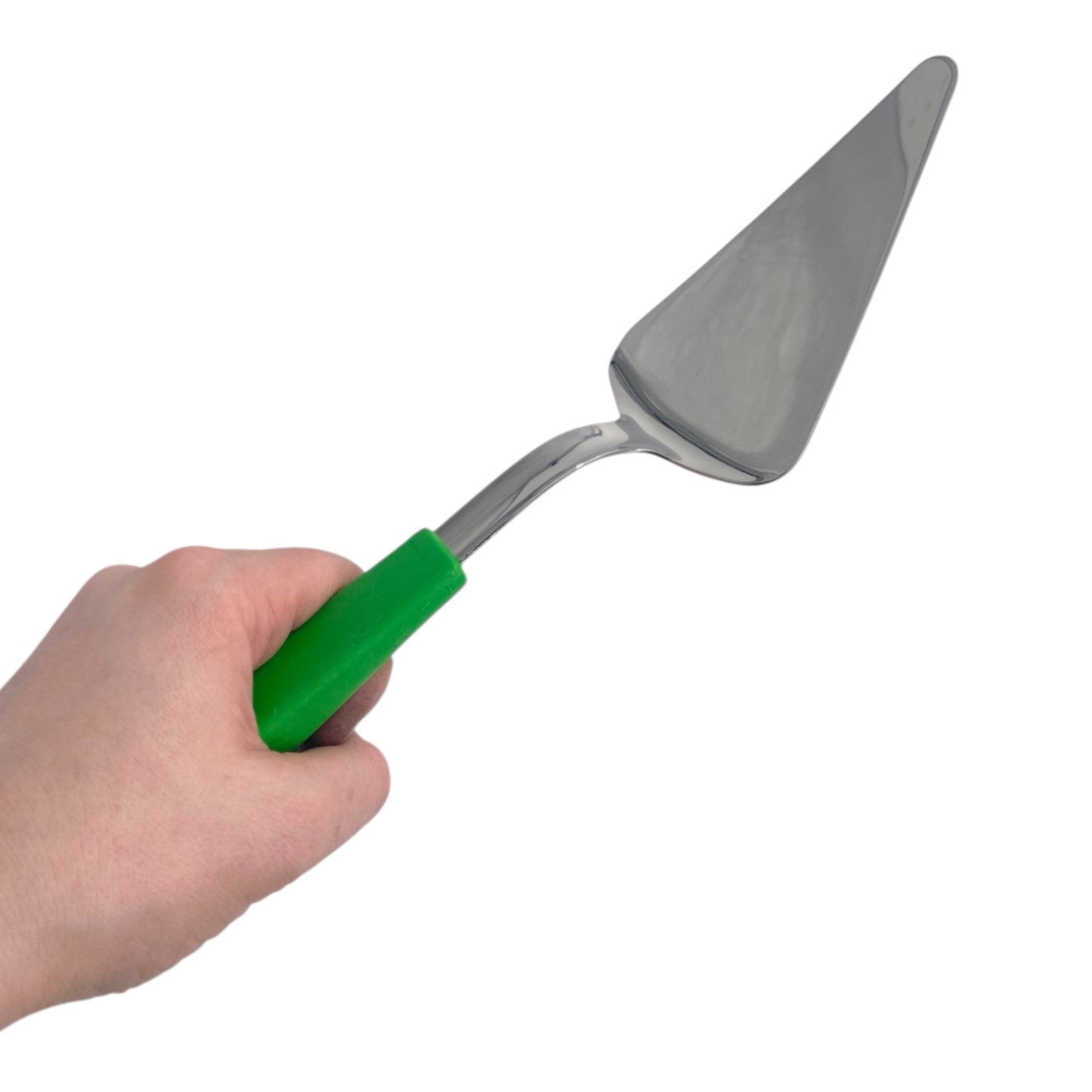 Le Buffet Cake & Pie Server – Stainless Steel with Heat-Resistant Handle (Green) - Premium Kitchen from Chabrias Ltd - Just £7.99! Shop now at Chabrias Ltd