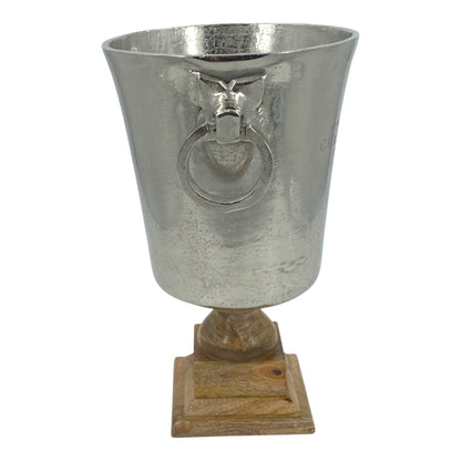 Deluxe 6.5 Litre Vintage "Cuvée de Prestige Champagne" Bucket on Elegant Wooden Stand - Premium Kitchen from Chabrias Ltd - Just £67.99! Shop now at Chabrias Ltd
