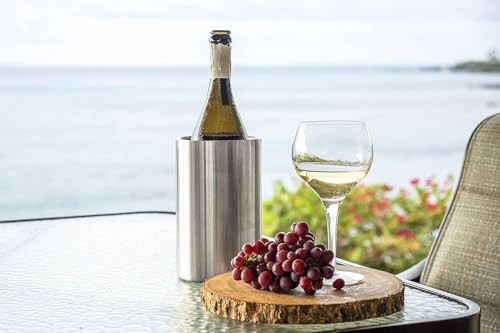 Chabrias Ltd Double Wall Stainless Steel Wine Champagne Ice Bucket Cooler - Premium Kitchen from Chabrias Ltd - Just £9.49! Shop now at Chabrias Ltd