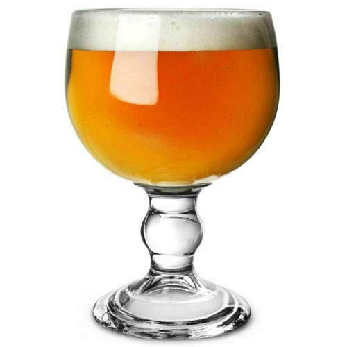 Chabrias Ltd Weiss Beer Goblet 18oz / 510ml | 51cl Stemmed Beer Glasses, Belgian Ale Goblets, Libbey Beer Goblets, Stemmed Beer Glass Crystal-Clear Beer and Cocktail Glass - Premium Kitchen from Chabrias Ltd - Just £12.99! Shop now at Chabrias Ltd