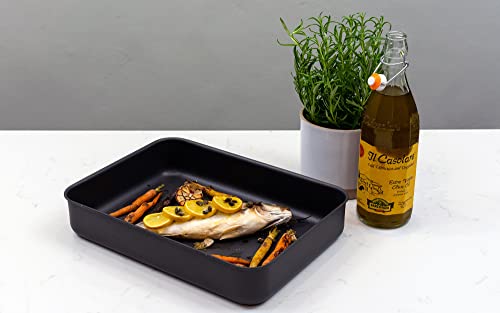 Mermaid 12" Hard Anodised Roasting Dish - Made in England by Samuel Groves - Premium Home from Chabrias Ltd - Just £38! Shop now at Chabrias Ltd