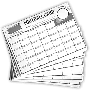 Chabrias Ltd Fundraising Football Scratch Cards | Set of 10 Cards | Easy and Fun Sports Fundraiser for Teams, Schools & Organizations - Premium Drugstore from Chabrias Ltd - Just £4.74! Shop now at Chabrias Ltd