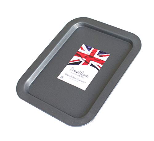 36cm Baking Oven RoastingTray Superior Double Coated Non Stick, Made in England - Premium Kitchen from Chabrias Ltd - Just £7.99! Shop now at Chabrias Ltd