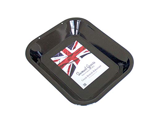 Vitreous Enamel 28cm Long Life Roasting Pan Tray Made in England by Chabrias LTD - Premium Home from Chabrias Ltd - Just £9.99! Shop now at Chabrias Ltd