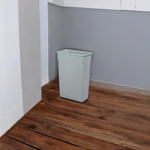 Chabrias Ltd Grey Slim Recycling Bin - 87 Litre, Space-Saving Design, Durable Plastic, Easy-to-Clean, Ideal for Home, Office, Pubs Eco-Friendly Waste Solution, Effortless Disposal - Premium BISS from Chabrias Ltd - Just £64.99! Shop now at Chabrias Ltd