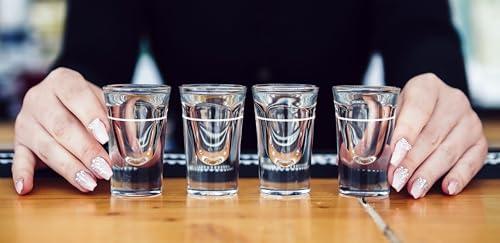 Chabrias Ltd Shot Glass Espresso Shot, Whiskey/Vodka Shot Glass, Measuring Shot Glass 2oz with 1oz Line, Glassware Heavy Strong Base - Premium Kitchen from Chabrias Ltd - Just £12.99! Shop now at Chabrias Ltd