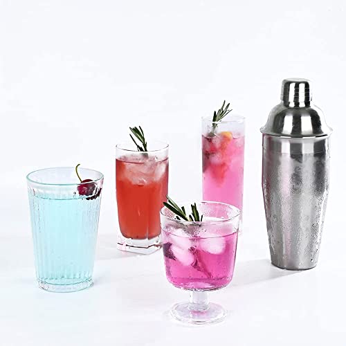 Premium 24 Ounce (750ml) Stainless Steel Cocktail Shaker with Built-in Bartender Strainer - Essential Mixology Bar Set Accessories - Premium Kitchen from Chabrias Ltd - Just £8.99! Shop now at Chabrias Ltd