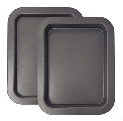 3 Piece Superior Double Non Stick Baking Roasting Tray Bake Set, Made in England - Premium  from Chabrias - Just £14.99! Shop now at Chabrias Ltd