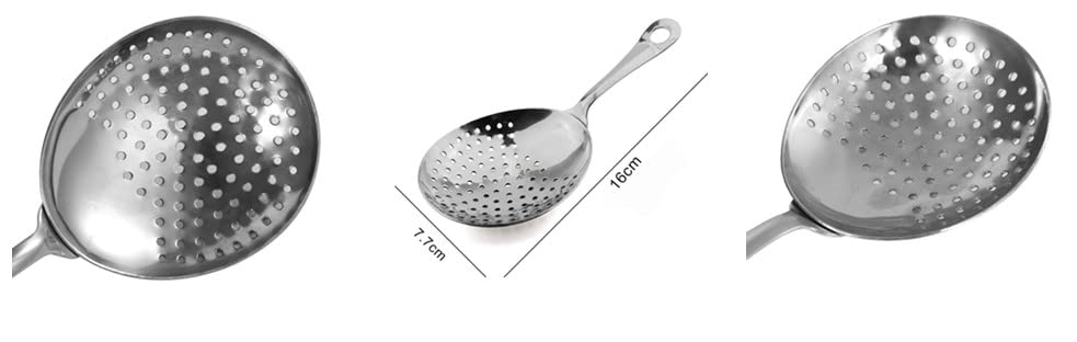 Chabrias Ltd Deluxe Julep Cocktail Strainer - Professional Stainless Steel Cocktail Making Strainer, Cocktail Tools - Premium Kitchen from Chabrias Ltd - Just £4.99! Shop now at Chabrias Ltd