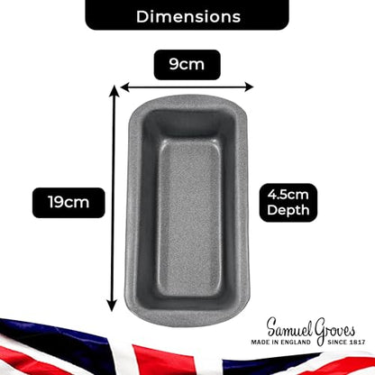 2 x Non-Stick Loaf Tin (1lb) - Premium Kitchen from Samuel Groves - Just £10.21! Shop now at Chabrias Ltd