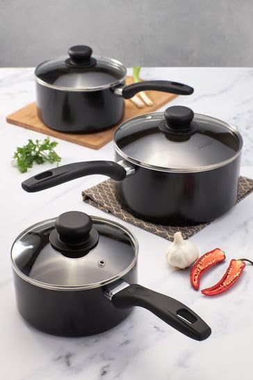 Chabrias Ltd Induction Cookware Nonstick Pots and Pans UK Made Saute Pan, Frying Pan with lid, Saucepan and Lid Deep Frying Pan/Skillet, Stay Cool Handle - Premium Kitchen from Chabrias Ltd - Just £14.99! Shop now at Chabrias Ltd