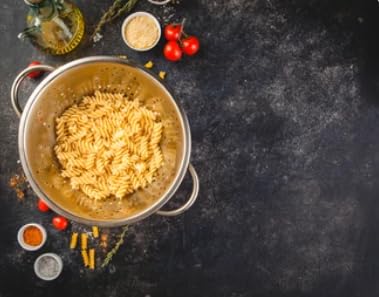 Stainless Steel Colander with Two Robust Handles - Heavy Duty and Efficient Draining - Premium Kitchen from Samuel Groves - Just £7.59! Shop now at Chabrias Ltd