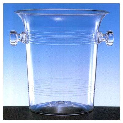 Clear Plastic Wine Bucket & Cooler/Ice Bucket - Wine / Champagne Bottle Chiller - Premium Home from Chabrias Ltd - Just £9.99! Shop now at Chabrias Ltd