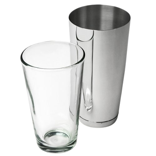 18oz Boston Cocktail Shaker, with Glass