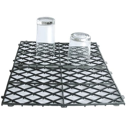 Glass Stacking Mats - UK Made Glass Shelf Liner, Interlocking Bar Glass Mats, Ventilation Mats - Ideal for Home Bars & Pubs - Premium Home from Chabrias Ltd - Just £7.99! Shop now at Chabrias Ltd