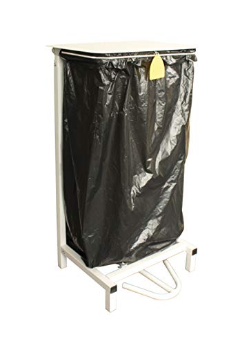 Professional Hygienic Free Standing Sack Holder, White - Premium Bins from Chabrias Ltd - Just £52.24! Shop now at Chabrias Ltd