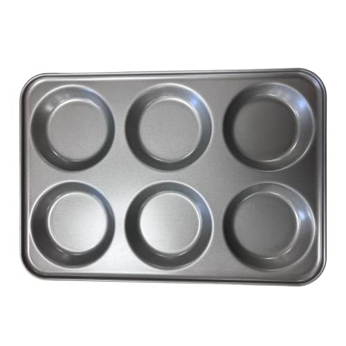 Chabrias Ltd 6 Cup Large Yorkshire Pudding Oven Tray Non Stick Made in England - Premium Kitchen from Chabrias Ltd - Just £9.99! Shop now at Chabrias Ltd