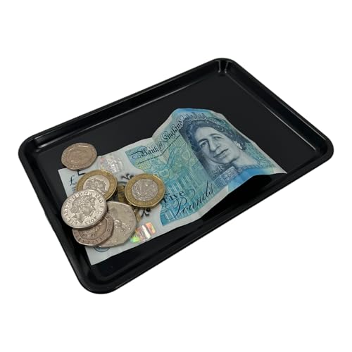 Chabrias Ltd Pack of 10 Plastic Rectangle Tip Trays - Professional Bill Presenter for Bars, Restaurants, and Hotels - Premium Home from Chabrias Ltd - Just £12.34! Shop now at Chabrias Ltd