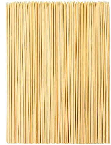 300 Durable Bamboo Sticks with 25cm Length / 3mm Diameter - Ideal for BBQ, Kebab, Cake Topper, Chocolate Fountain and Fruits - Premium Lawn & Patio from Chabrias Ltd - Just £4.99! Shop now at Chabrias Ltd