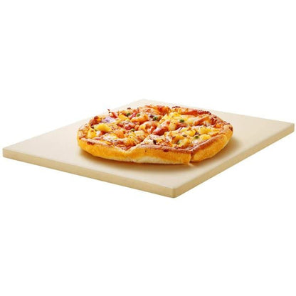 Rectangular Round Pizza Naan Bread Oven BBQ Grill Baking Stone - Premium Kitchen from Chabrias Ltd - Just £17.99! Shop now at Chabrias Ltd