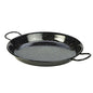 Chabrias Enamelled Carbon Steel Pan (Naturally Non-Stick) Paella Pan 32 cm Traditional Valencian Design for Authentic Mediterranean Flavours