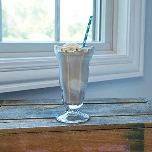 Anchor Hocking 562g Set of 6 Tall Ice Cream Sorbet Sundae Milkshake Glasses Tall Dish Cup - Premium Home from Chabrias Ltd - Just £19.99! Shop now at Chabrias Ltd