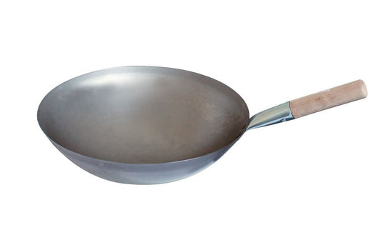 Samuel Groves 16" Chinese Wok Iron Dia 403 mm - Premium Home from Samuel Groves - Just £12.34! Shop now at Chabrias Ltd