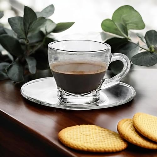 Chabrias Ltd Borgonovo Italy Tazzina Caffe Conic 80ml Coffee Espresso Cup Box of 6 Saucer Available - Premium Kitchen from Chabrias Ltd - Just £12.34! Shop now at Chabrias Ltd