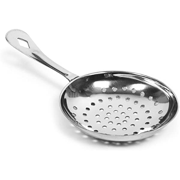 Chabrias Ltd Deluxe Julep Cocktail Strainer - Professional Stainless Steel Cocktail Making Strainer, Cocktail Tools - Premium Kitchen from Chabrias Ltd - Just £4.99! Shop now at Chabrias Ltd