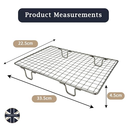 Samuel Groves Heavy-Duty Stainless Steel Cooling Rack Baskets - Premium Kitchen from Samuel Groves - Just £9.49! Shop now at Chabrias Ltd