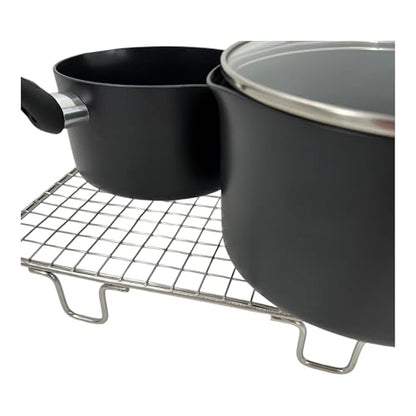 Samuel Groves Heavy-Duty Stainless Steel Cooling Rack Baskets - Premium Kitchen from Samuel Groves - Just £9.49! Shop now at Chabrias Ltd